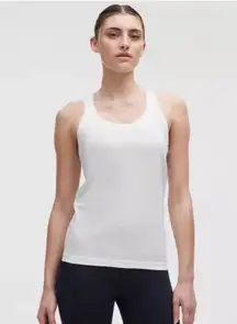 Lululemon Swiftly Tech Racerback Tank Top Hip Length Size 12 White