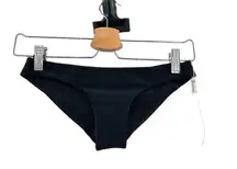 frankie's bikinis  Cheeky Ribbed Black Bikini Bottom Size XS