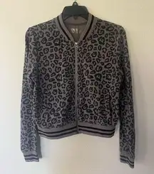 Sundays Zero Chetah Bomber Jacket Women’s Size M