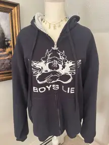 Boys Lie Zip-Up Hoodie