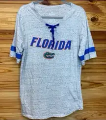 UF University of Florida gators v-neck jersey top 1x