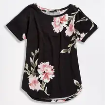 Maurice's  Floral drop shoulder tee