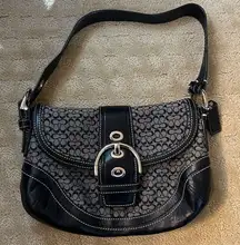 Vintage Coach Mini Hobo Shoulder bag in Black
