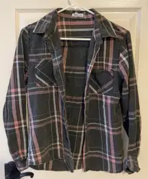 Pink / Gray / Cream Flannel