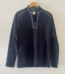 Title Nine Wool Blend 1/4 Zip Sweater