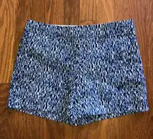 Kenar printed blue shorts, size 0