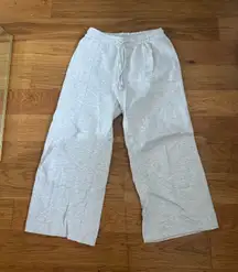 ZARA Sweatpants Wide-Leg Grey