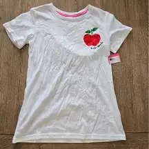 Kate Spade Crystal Apple Tee‎ sz XXS NWT