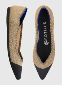 Rothy's Size 10 The Point Toe Flats Dune Cap Retired Limited Edition Classic