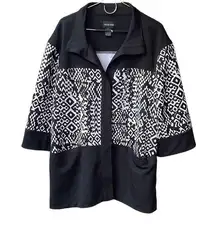 Focus 2000 size 16 over sized blazer jacket