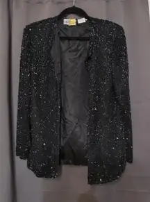 Sweelo Women's Handbeaded Silk Sequin Jacket, Vintage Fashion,‎ Elegant Formal