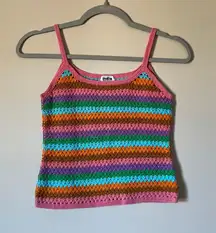 Colorful Knit Tank Top