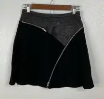 The Kooples Sport Black Mini Skirt Size Small