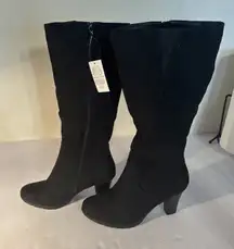 mysoft Boots‎ Women's Dress Boots Faux Suede Black size 9.5