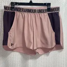 Under Armour HeatGear Women’s Shorts | Pink & Plum | Size XL