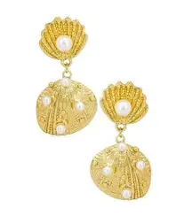 Amber Sceats Multi Shell Earring Gold Womens Size OS