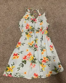 Lush Stripped Floral Mini Dress