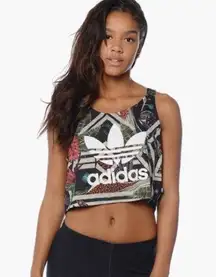 Adidas  crop top workout tee shirt tank top M