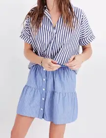Madewell Bistro Striped Skirt XS