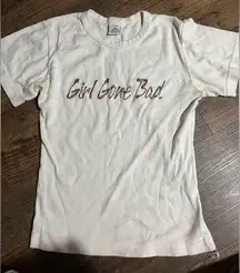 Vintage 80s/90s Girl Gone Bad Baby Tee T-shirt