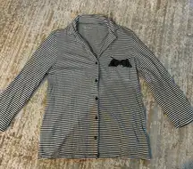 Kate Spade striped pajama top-size small