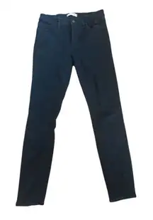 Madewell Roadtripper Skinny Jeans Women's Size 28 Black Stretch Denim