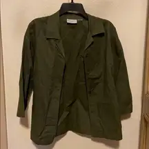 Jaclyn Smith Vintage Linen Coat