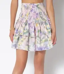 CARINA SKIRT in VIOLET TIE DYE