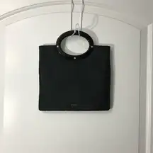 Kate Spade Joslyn Plaza Black Handbag Purse with Statement Circle Handle NWT