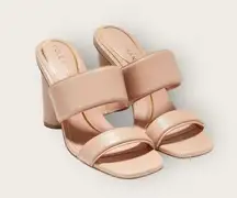 Cole Haan  Beige Reina Hill Slide Sandal Size 7.5