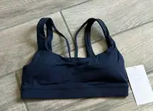 Athleta exhale bra in powervita in navy