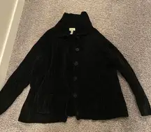 Black Button Up Sweater