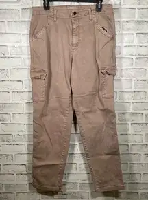 Women’s Universal Thread high rise boyfriend cargo ankle pants 10R