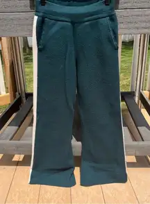 Cordova Women’s The Apres Sport Pant Size XS Extra Fine Merino Wool Teal & Cream