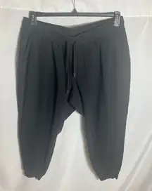 Old Navy High Rise Jogger Pants Black Women’s Size XL Casual Comfy Lounge