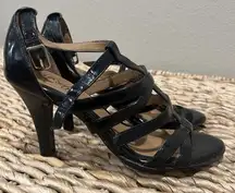 Euro soft by SOFFT women’s shoes size 7.5 strap he heals sandal patent...