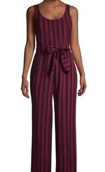 NWT Karl Lagerfeld striped tie jumpsuit