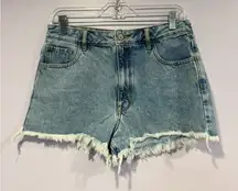 Pacsun‎ high rise festival shortie denim shorts