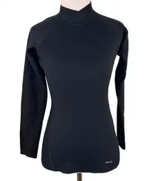 Patagonia Women's Black Baselayer Turtleneck Long Sleeve Size XS