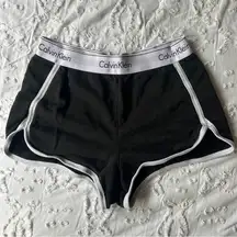 S Black High Waisted Loose Shorts