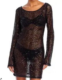good american sequin cover up 