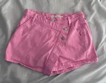 Pink Jean Skirt