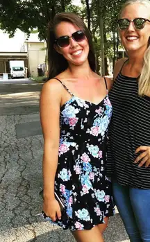Blue Floral Sundress