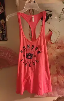 Auburn Tigers Pink Tank Top Size L