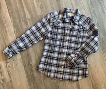 Women’s Max Studio plaid button down size Med NWOT