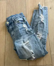 American Eagle Women’s Curvy High Rise Stretch Jegging Crop Sz 0