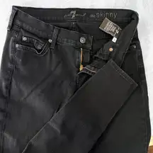 7 by 7 For All Mankind Jeans‎ Women's The Skinny  Size 26 Black Classic
