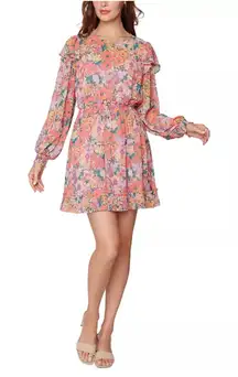 Lost + Wander‎ Floral Mini Dress Size Small