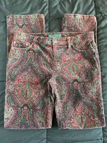 Lauren Ralph Lauren Jean Co. Paisley classic straight fit Corduroy jeans