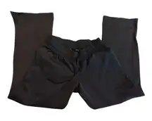 EUC Under Armour Gray Joggers with Pink Logo Sweatpants Fleece Lined SMALL